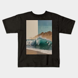 beach collage Kids T-Shirt